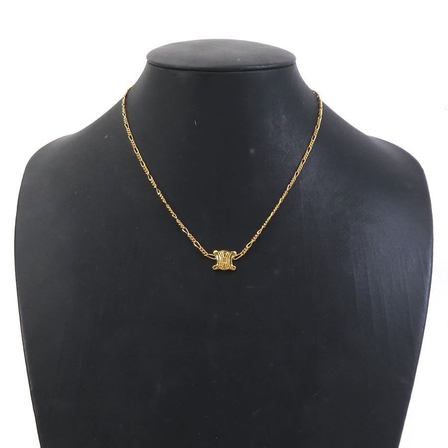 Celine Necklace Triomphe Gold — view 8
