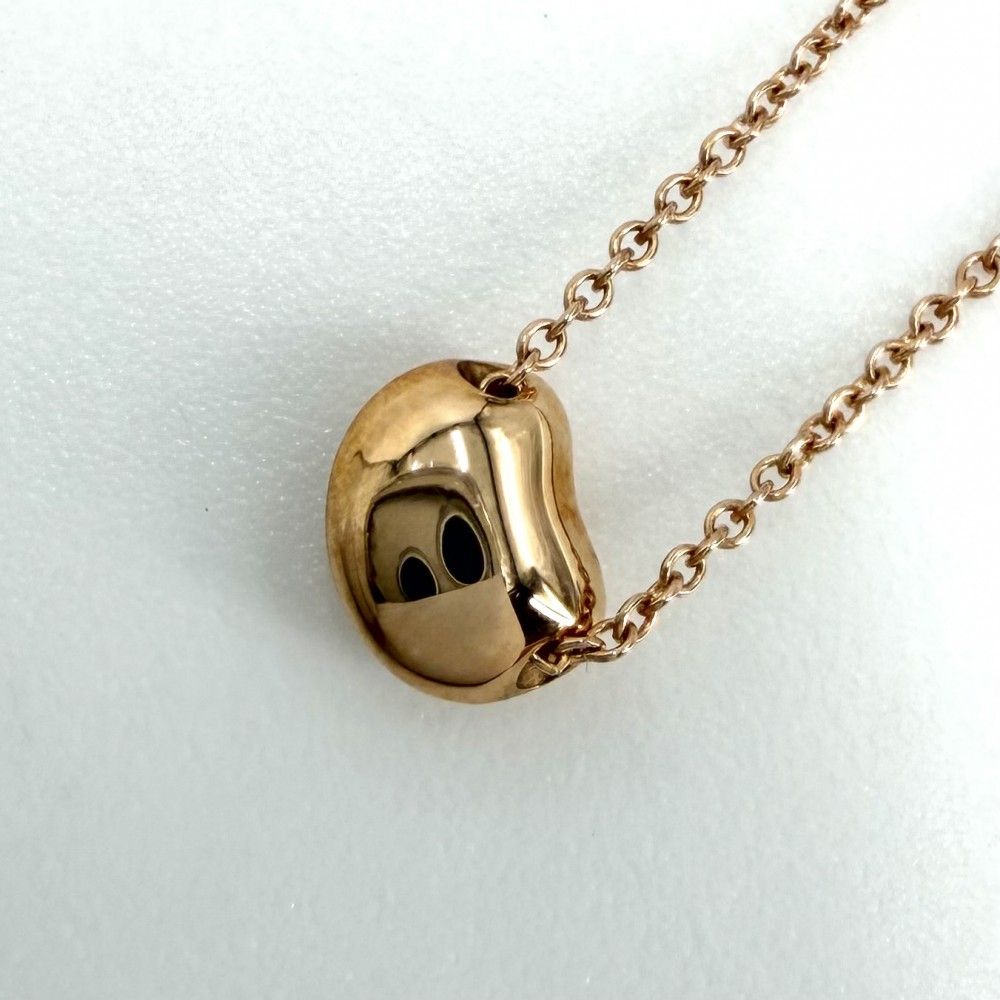 Tiffany & Co Necklace Elsa Peretti Bean 18K Pink Gold — view 5