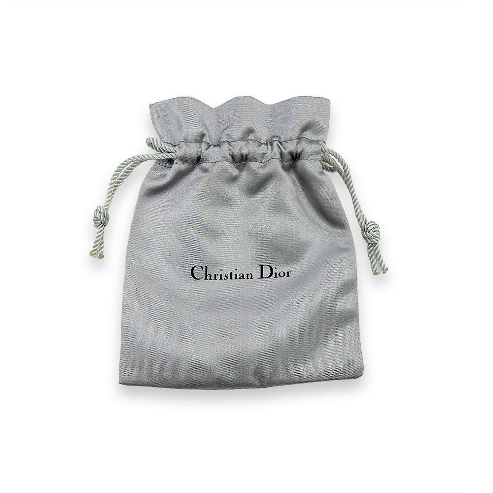 Dior Pink Logo Plate Ribbon Motif Necklace — view 8
