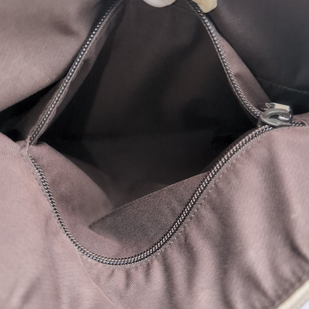 Gucci GG Canvas Shoulder Bag Crossbody Cross Brown White — view 8