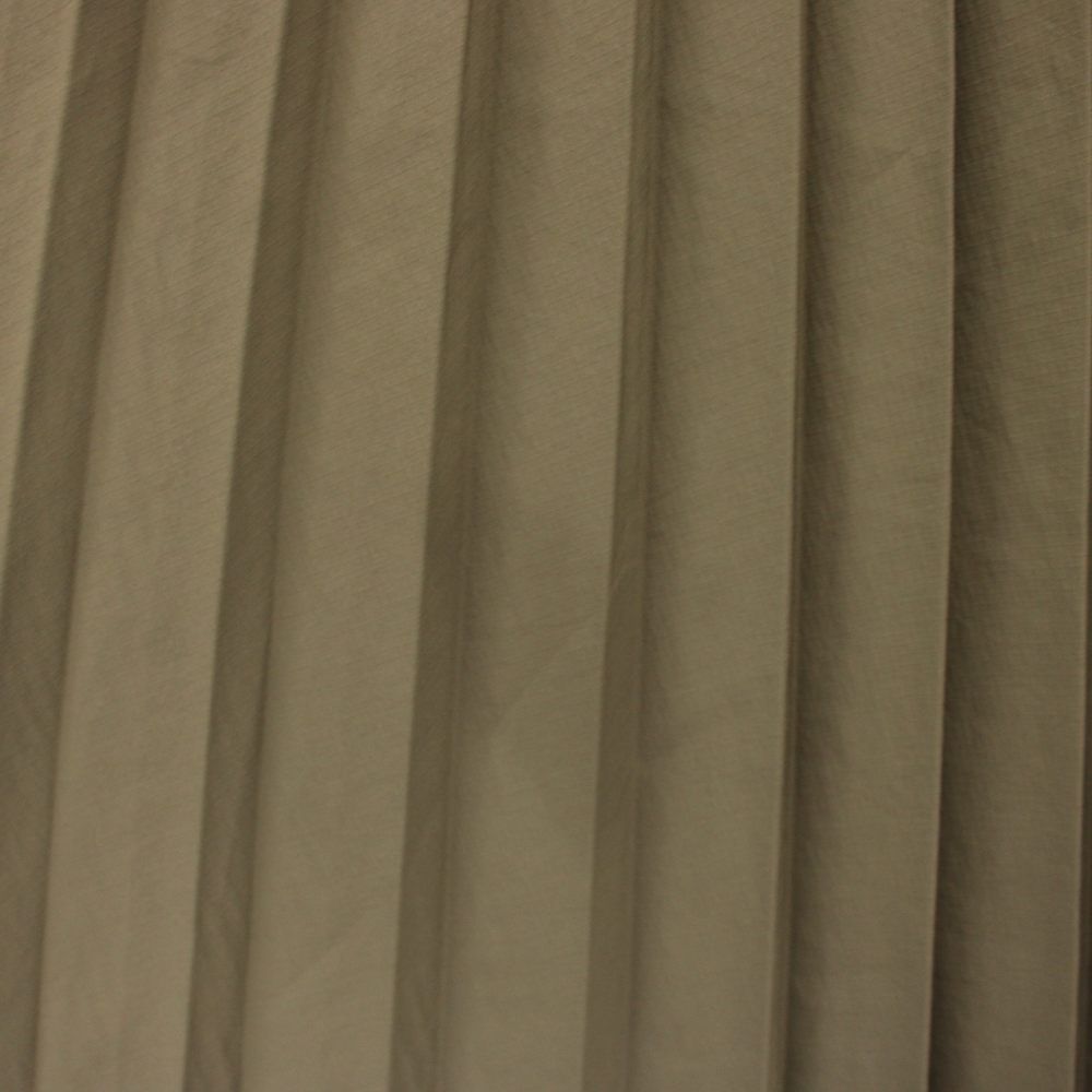 Moncler 4 Hyke Gonna Skirt Long Pleated Waist Logo 42 Khaki — view 7