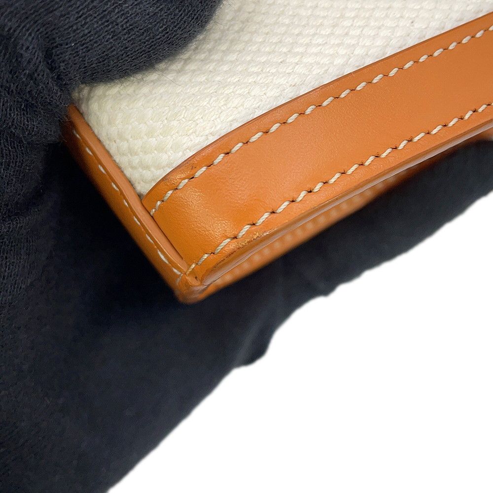 Celine Handbag Mini Vertical Cover Canvas Leather 2-Way — view 8