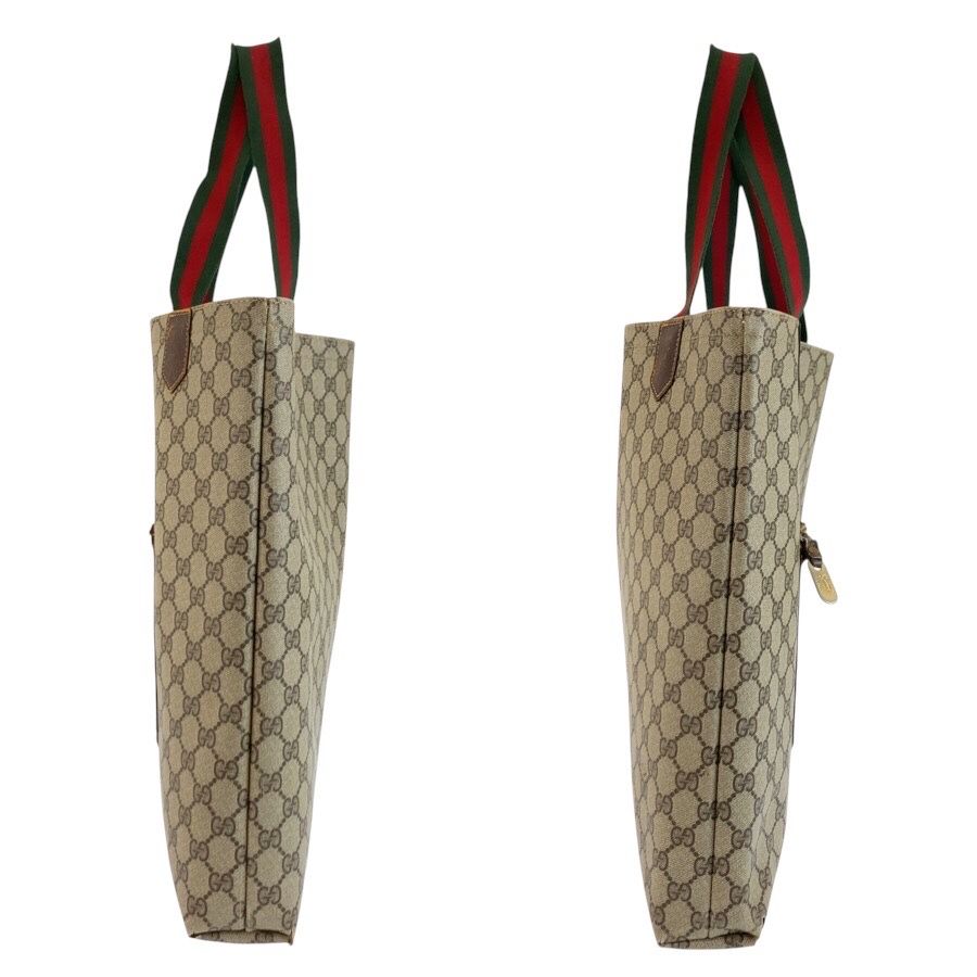 Gucci Sherry Line Beige Brown GG Supreme Canvas Tote Bag — view 8