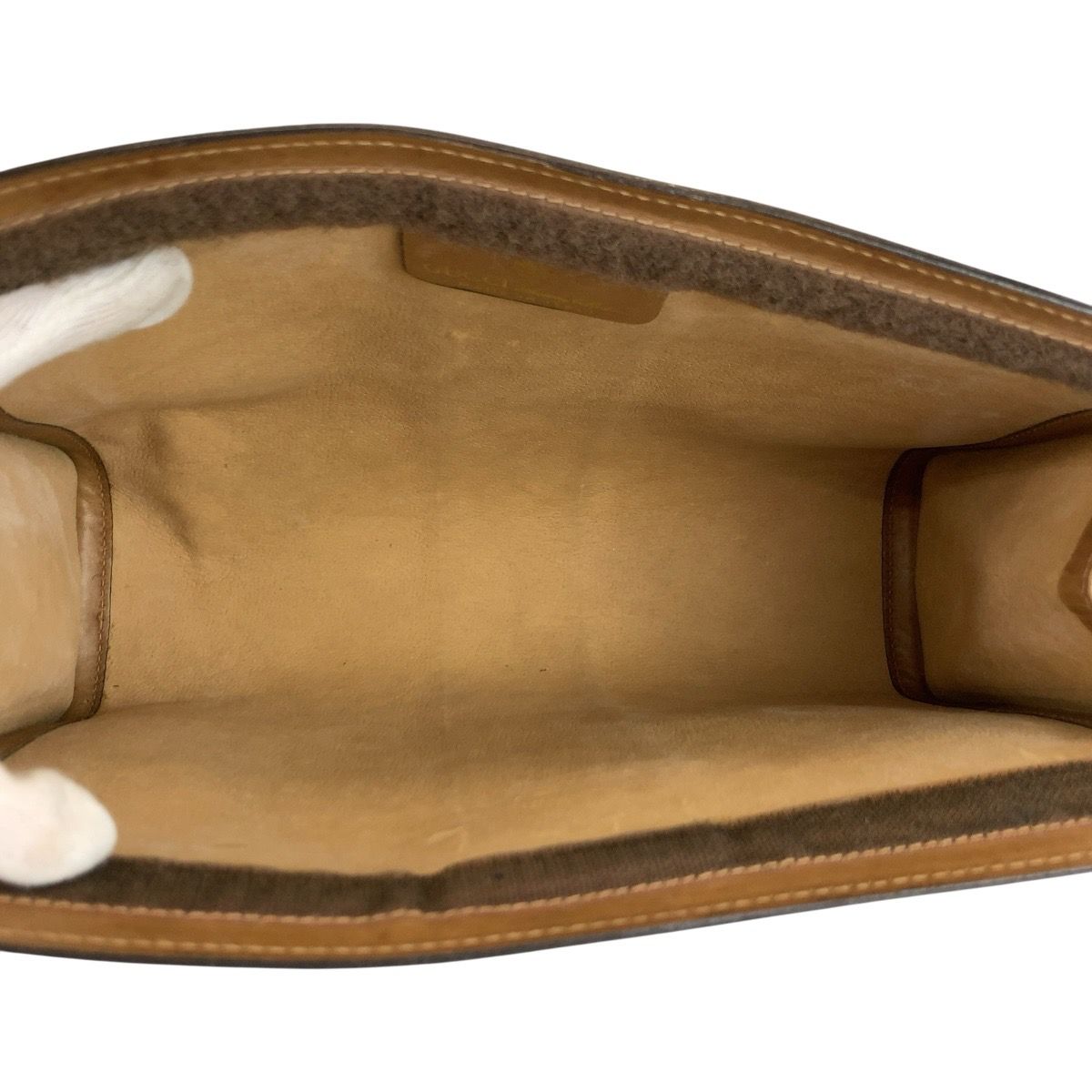 Gucci Vintage Sherry Line Brown Camel 67 014 Clutch Bag — view 8