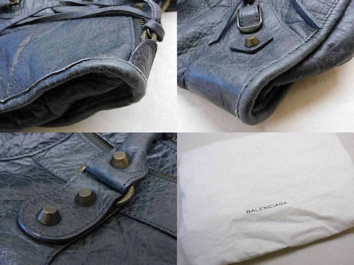 Balenciaga the Work Handbag Dark Gray Anthracite — view 5