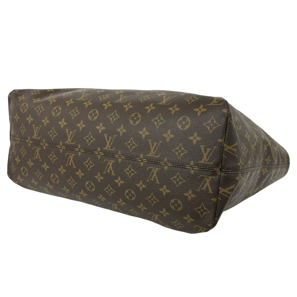 Louis Vuitton Raspail GM Monogram Leather Tote Bag Business Brown — view 8