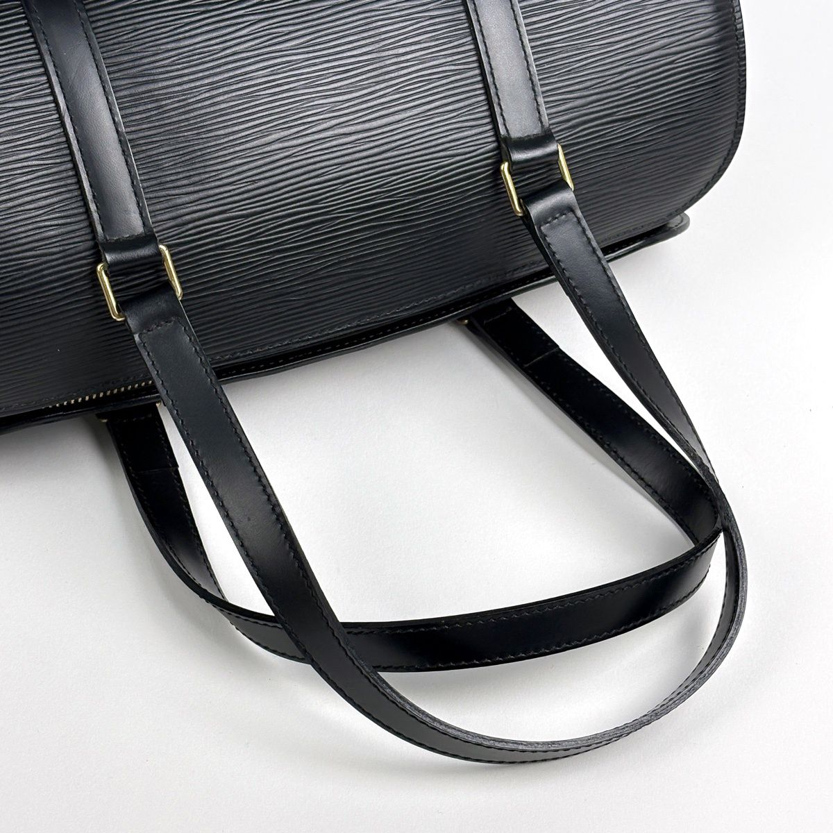 Louis Vuitton Handbag Black Epi — view 8
