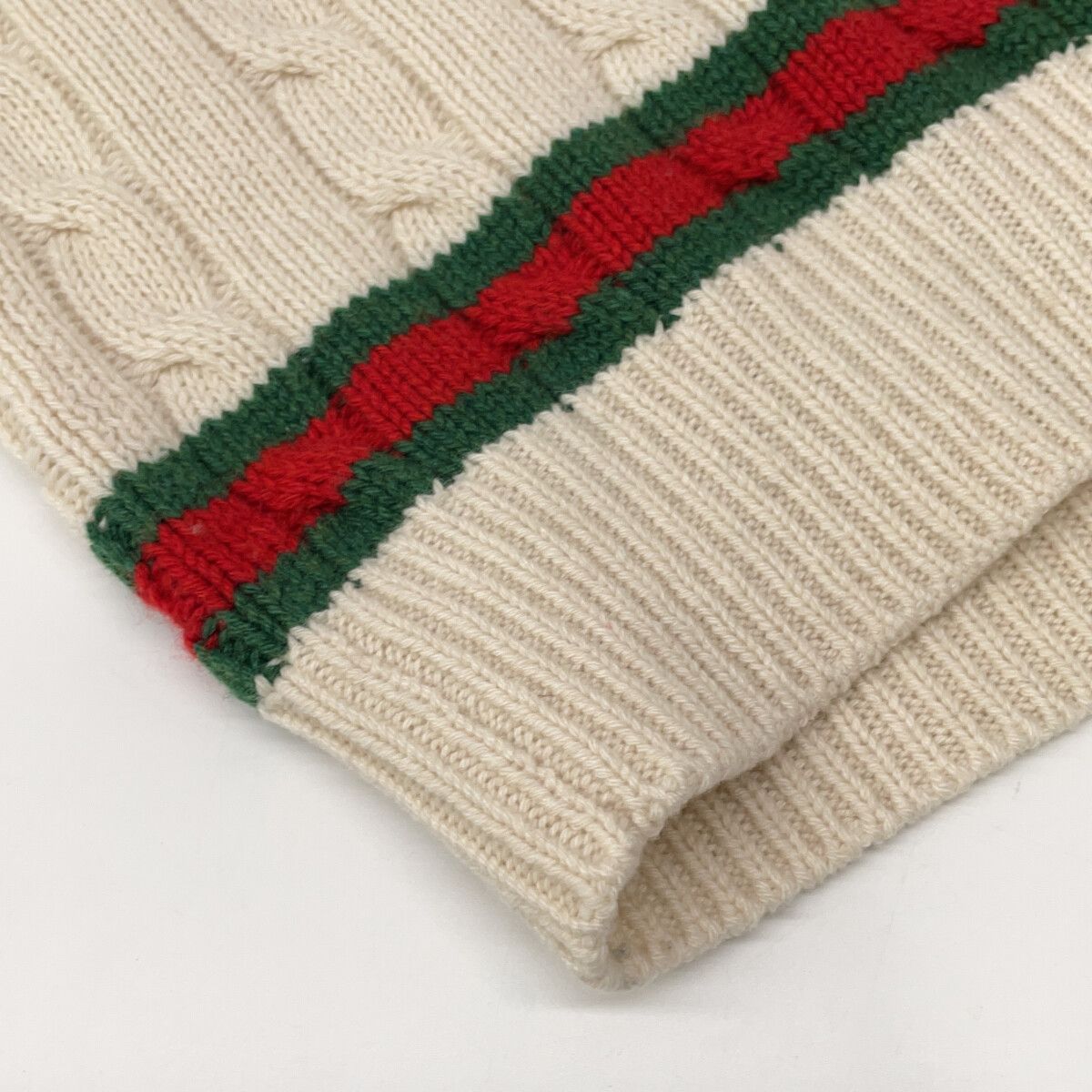 Gucci White Line Knit Vest — view 7