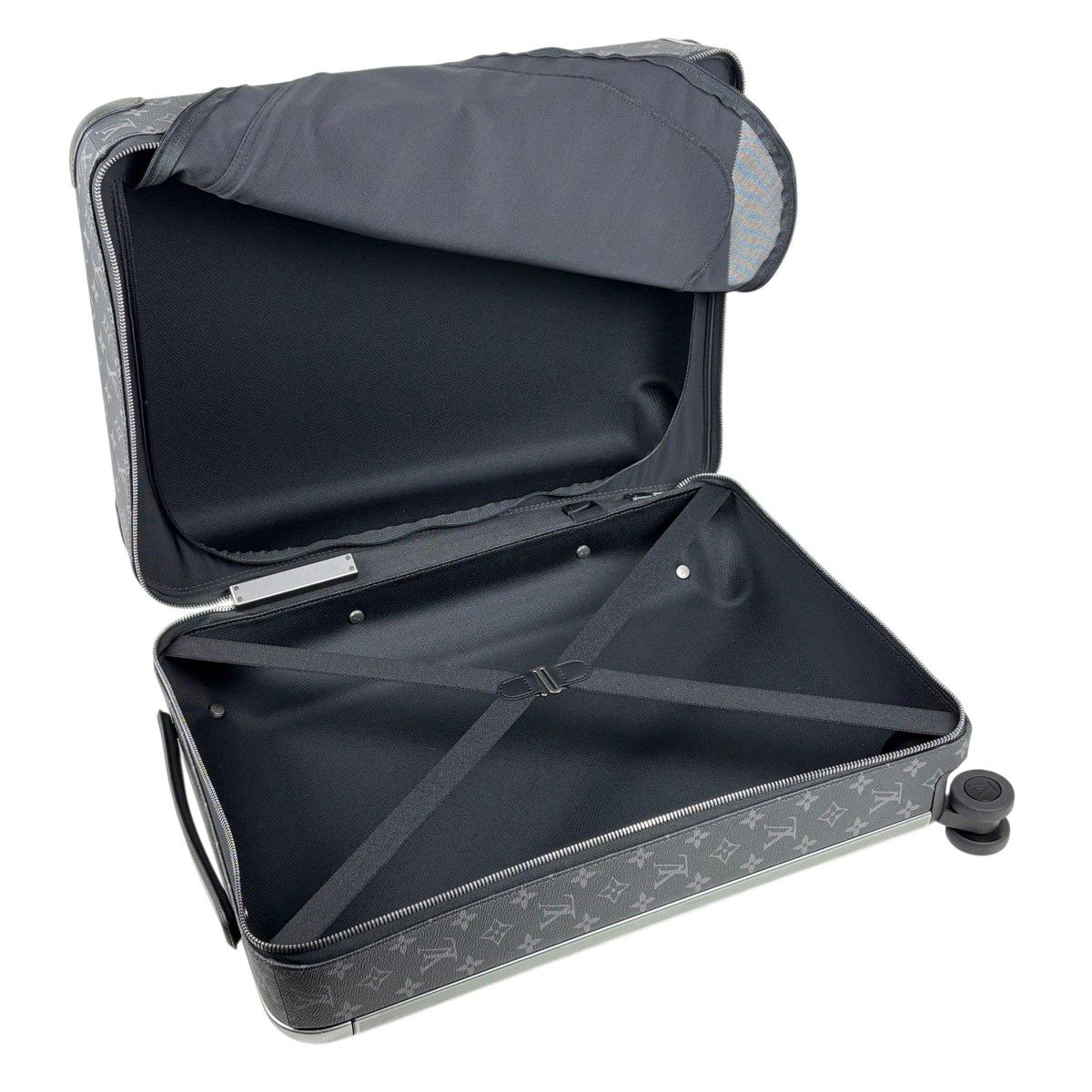 Louis Vuitton Horizon 55 Suitcase Travel Bag Monogram Eclipse Black — view 8
