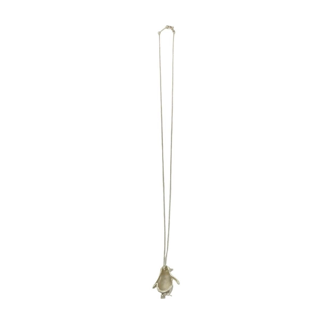 Tiffany & Co Vintage Penguin Necklace 925 Sterling Silver Pendant Choker — view 5