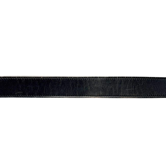 Hermes Belt Black Brown Evelyne Waist 94 30 Box Calf Togo Perforated Logo Buckle — view 8