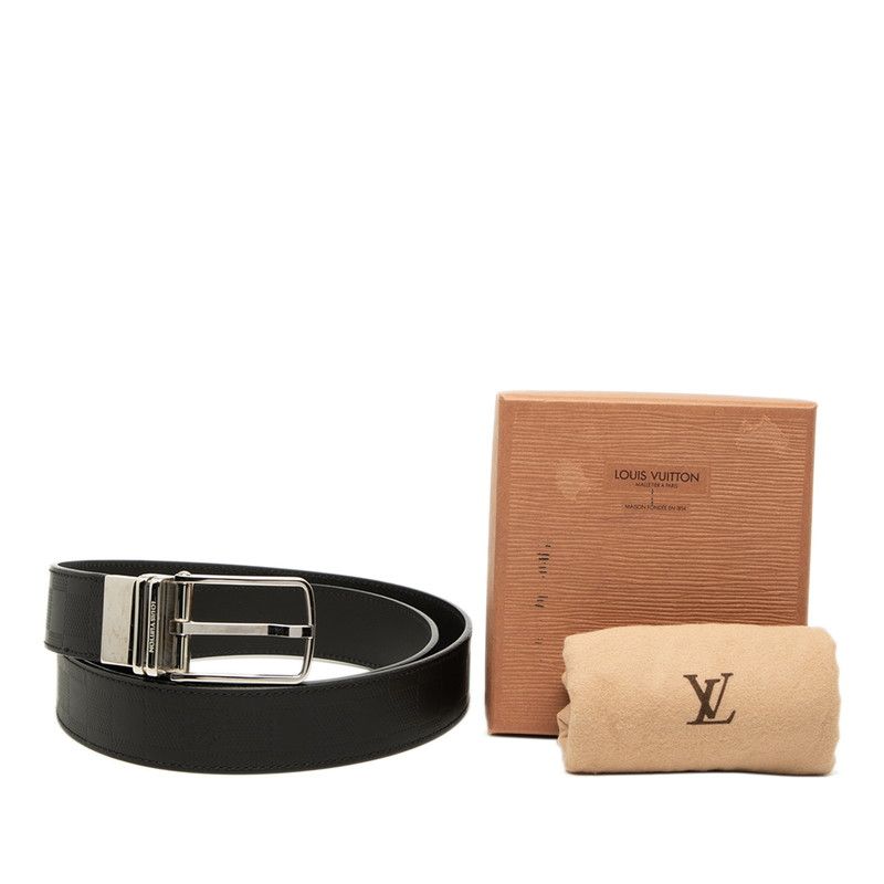 Louis Vuitton Damier Infini Black Leather Belt Size 100 — view 8