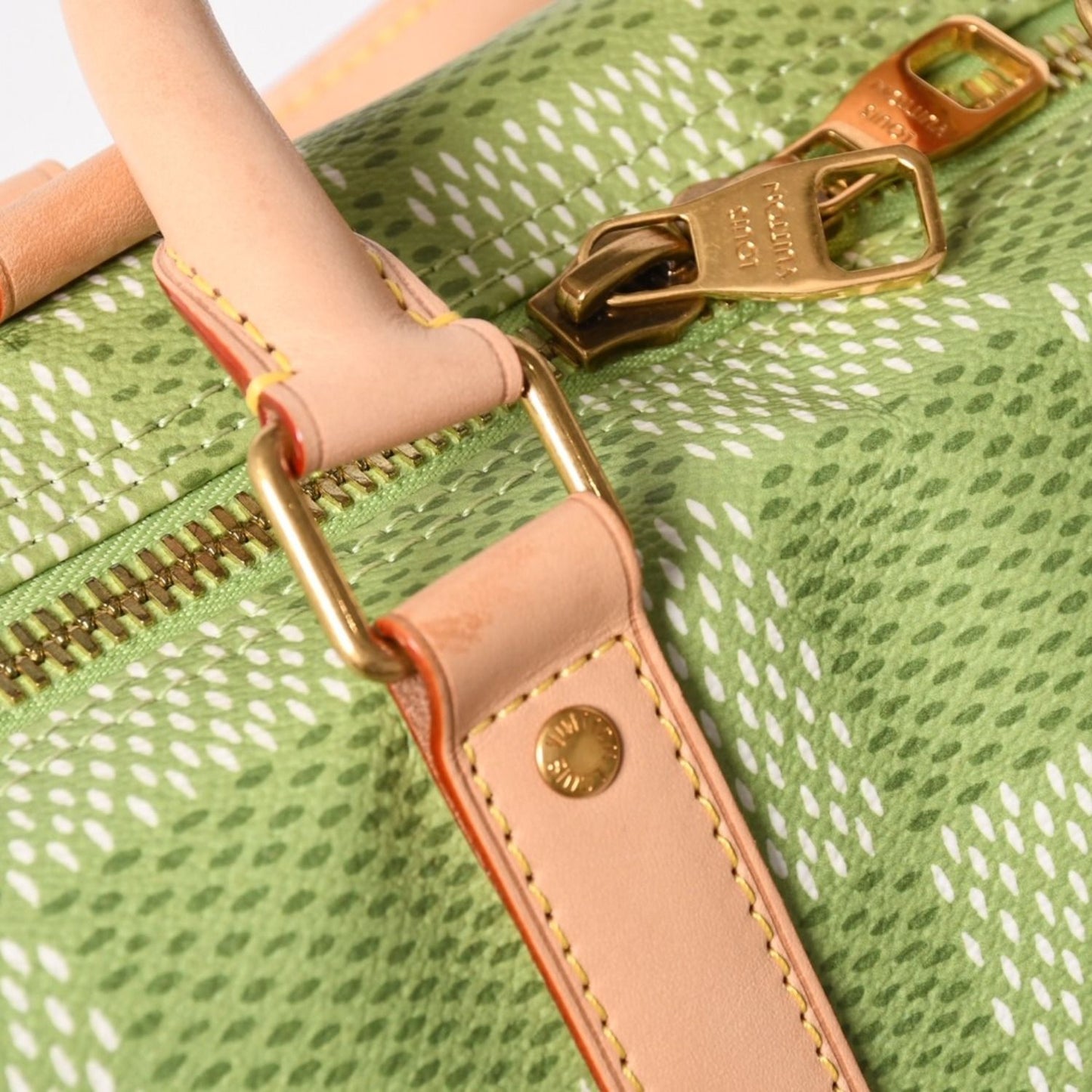 Louis Vuitton Keepall Bandouliere 35 2-Way Bag Damier Golf Green Tyler the — view 8