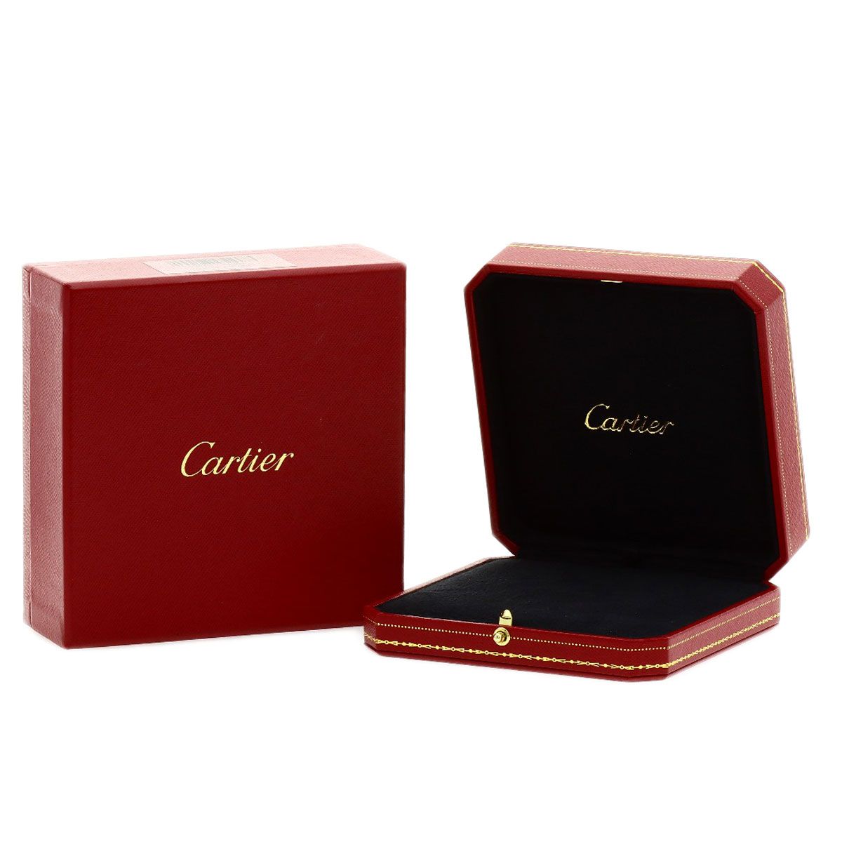 Cartier Carre Diamond Necklace 18K Yellow Gold — view 7