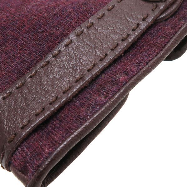 Hermes Gloves Burgundy — view 8