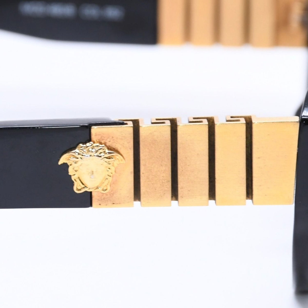 Versace Sunglasses Eyewear B Medusa Black Gold — view 8