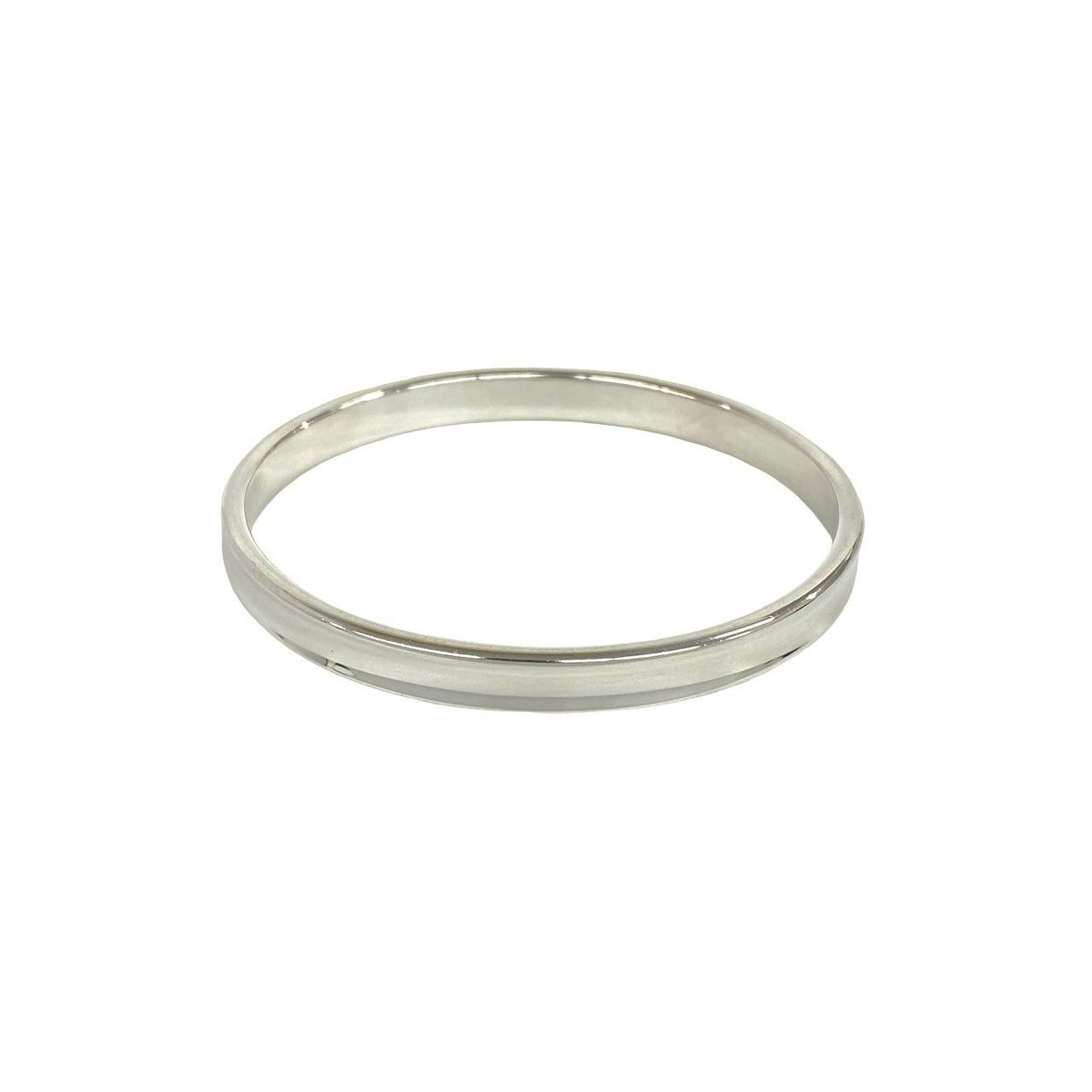 Tiffany & Co Box Vintage Narrow Bangle 925 Sterling Silver Bracelet — view 5