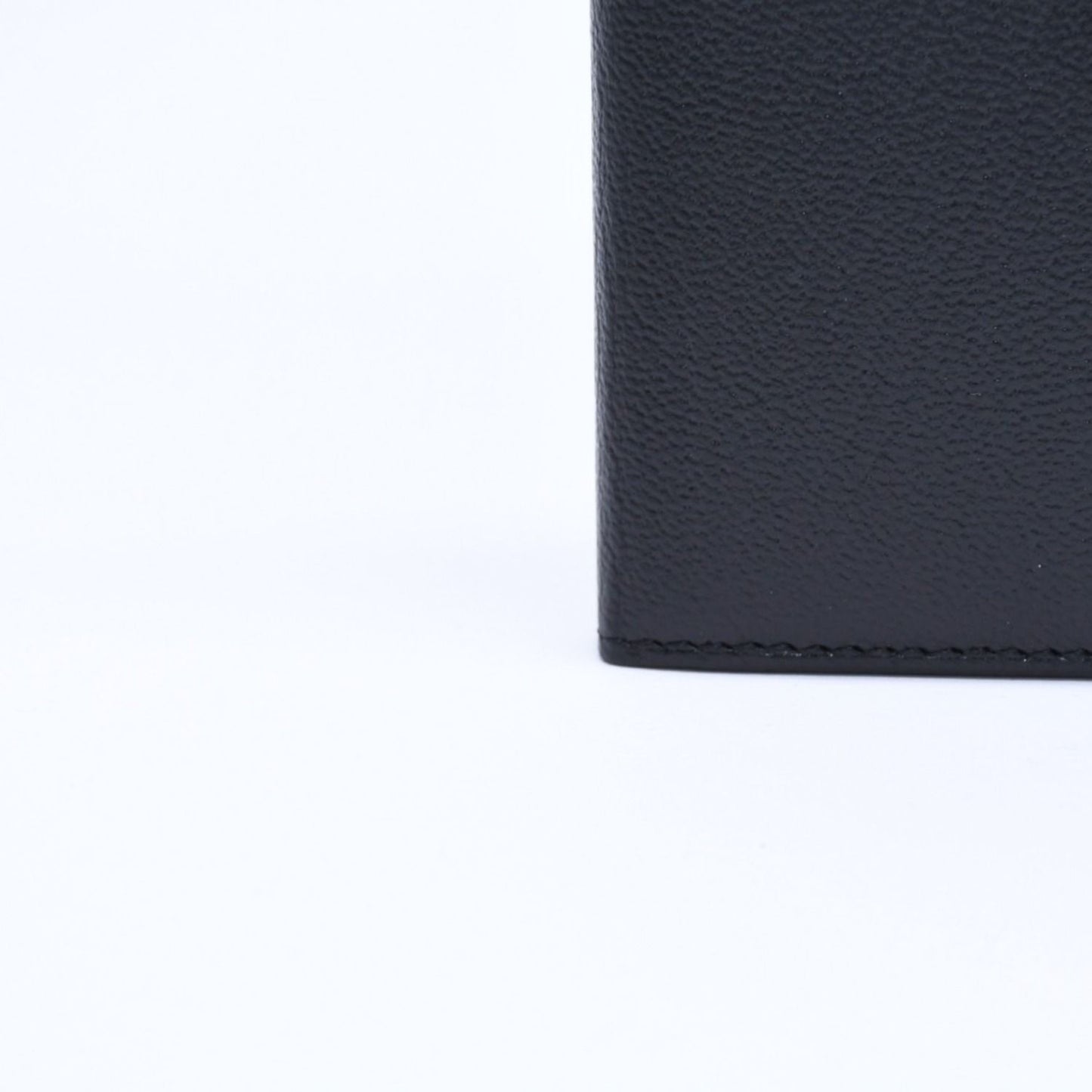 Chanel CC Logo Notebook Cover Book Black Gold Agenda — view 8