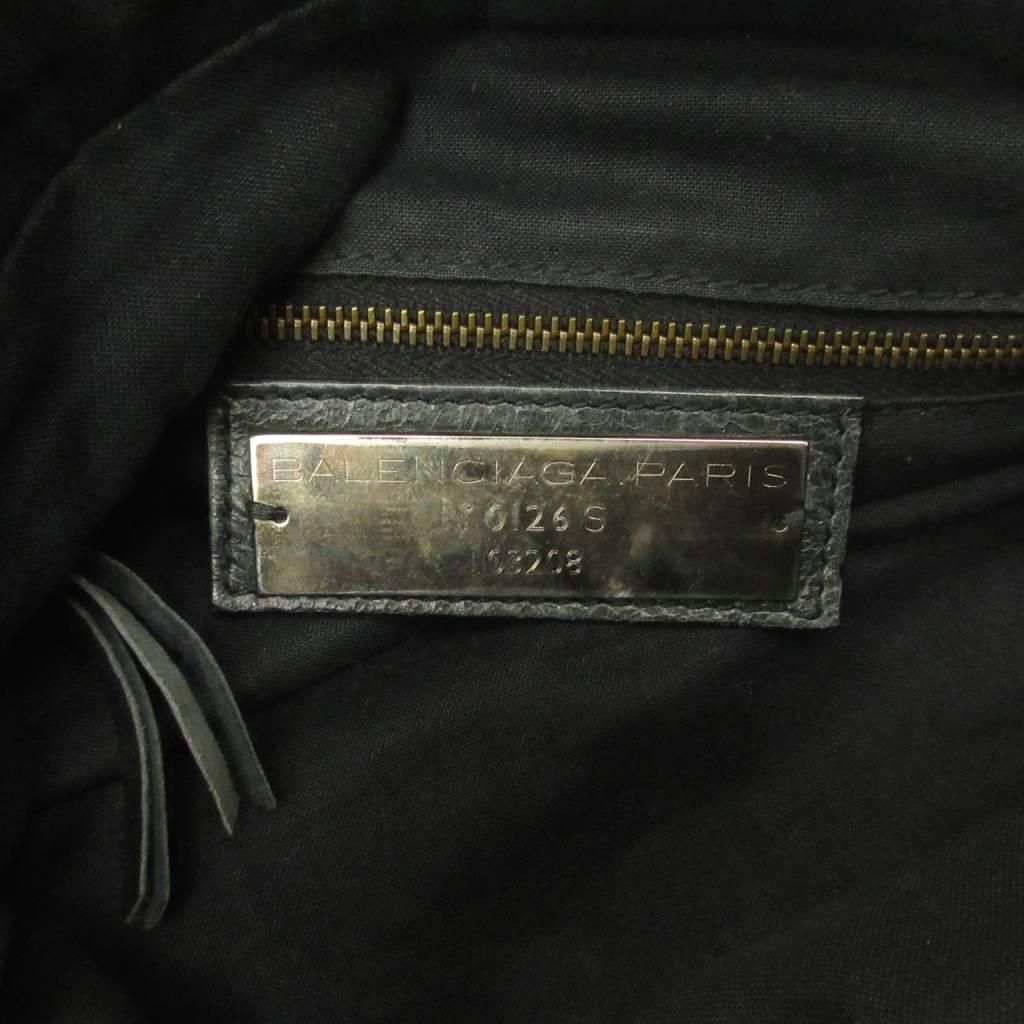 Balenciaga the Fast City 2-Way Handbag Crossbody Crackle Y2k Black — view 8