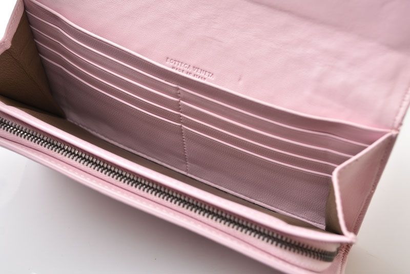 Bottega Veneta Wallet Continental Pink Embroidery — view 8