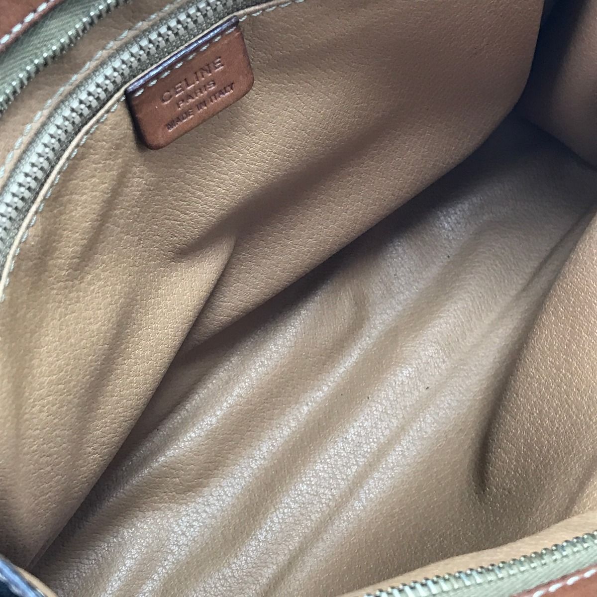 Celine Second Bag Macadam Pattern Brown — view 8