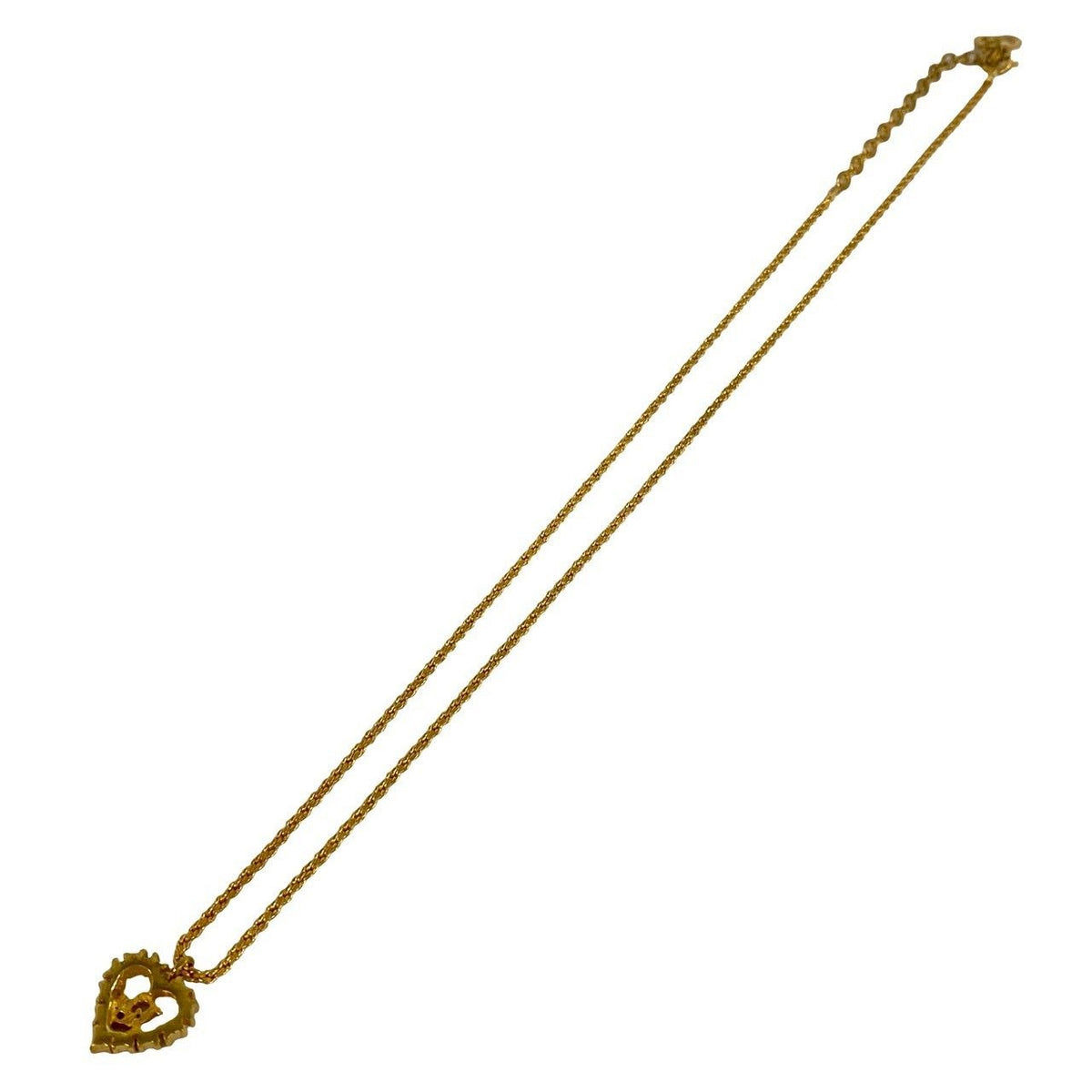 Dior Vintage Logo Motif Pendant Gold — view 5