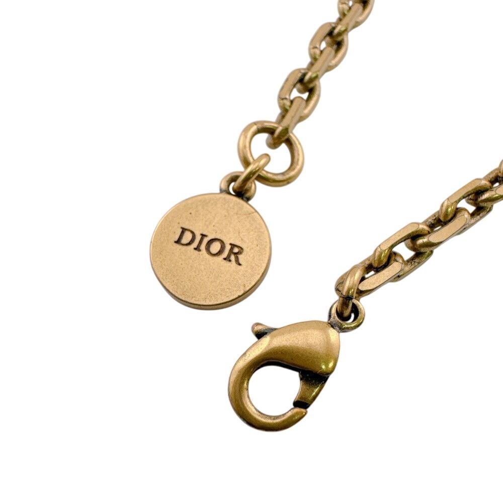 Dior Rhinestone Pearl Necklace — view 8