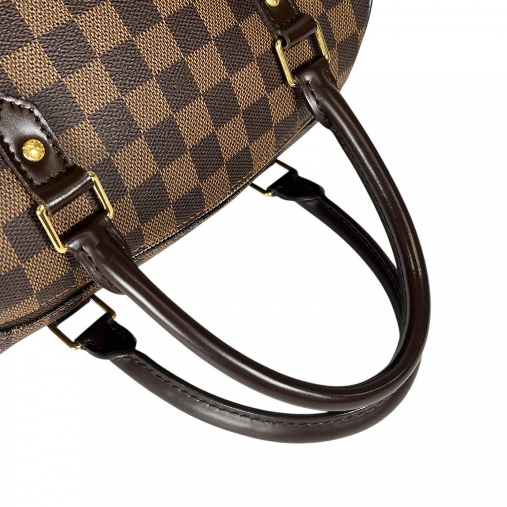 Louis Vuitton Handbag Riviera MM Damier Canvas Brown Gold — view 8