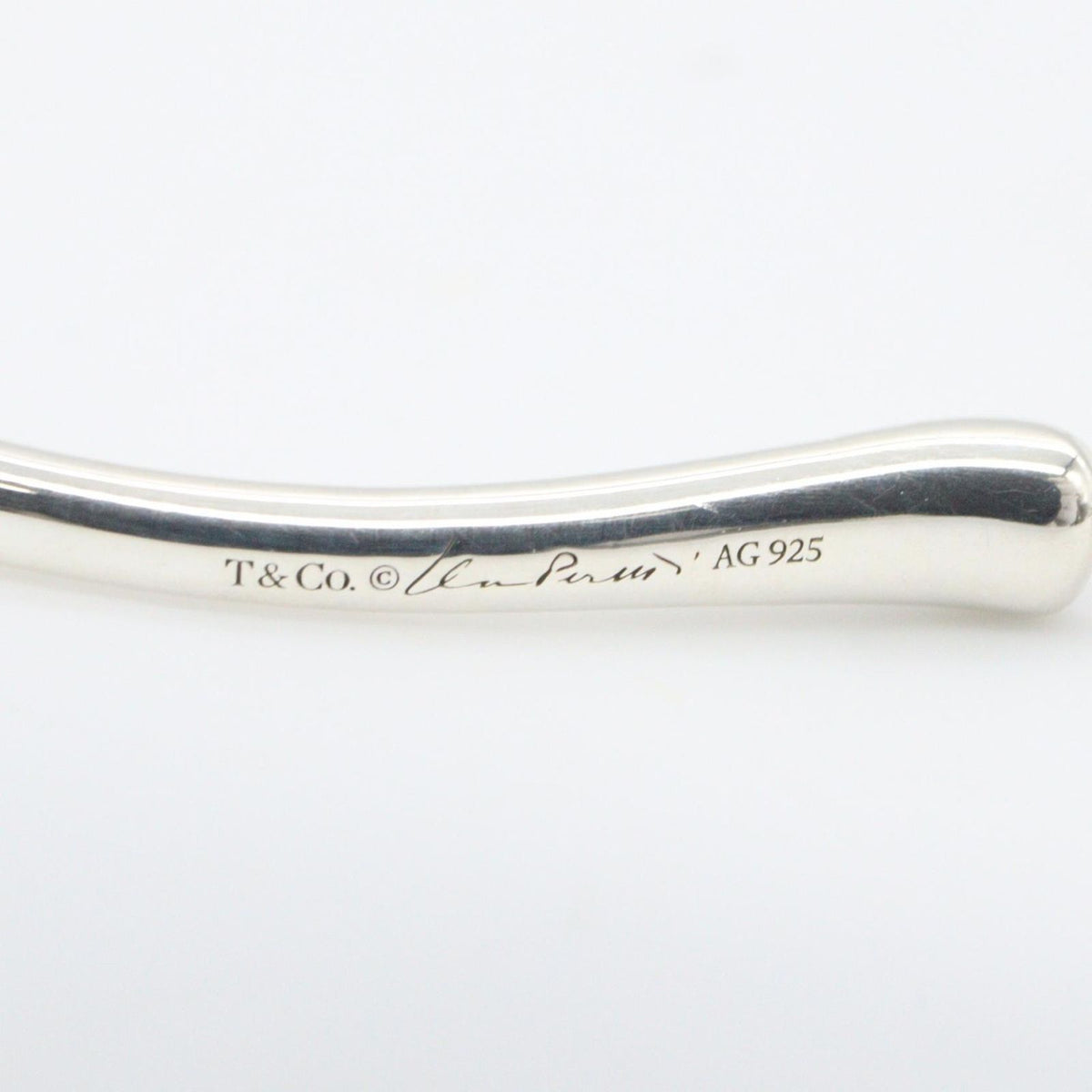 Tiffany & Co Single Earring Open Heart Hoop 925 Sterling Silver — view 6