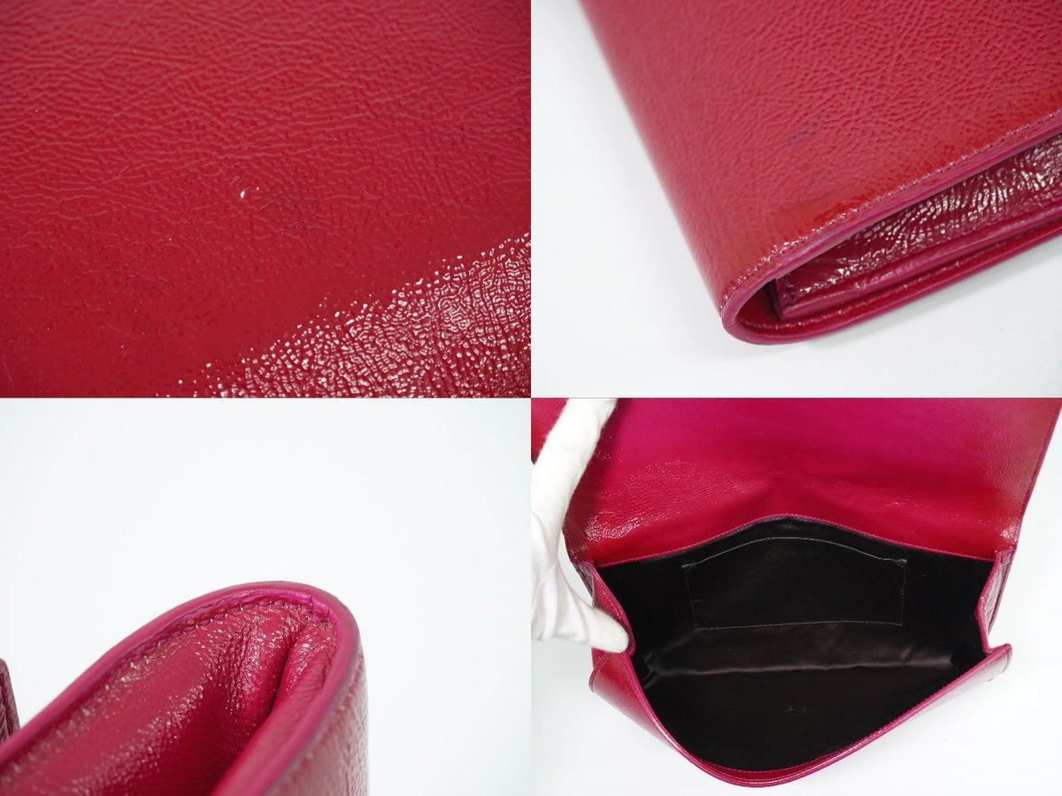 Saint Laurent YSL Belle de Jour Clutch Patent Leather — view 8