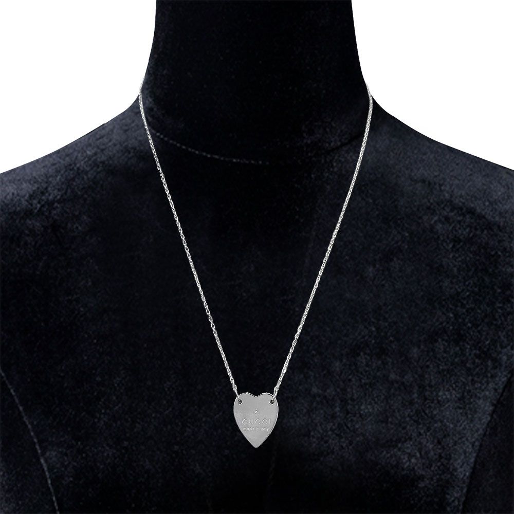 Gucci Motif Necklace Silver — view 6