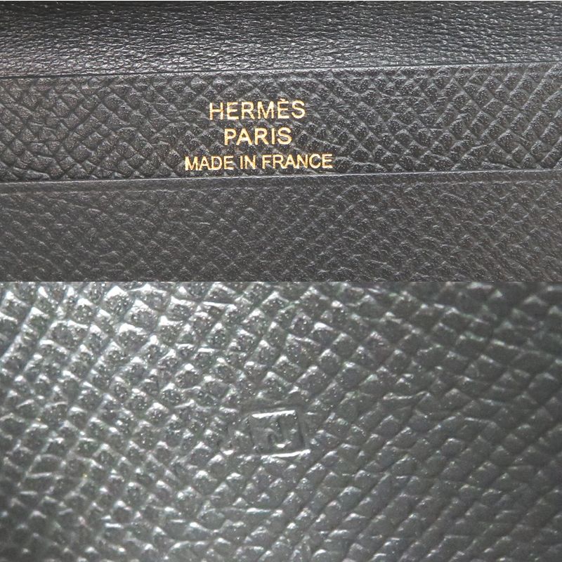 Hermes Card Case Card Holders Black — view 8