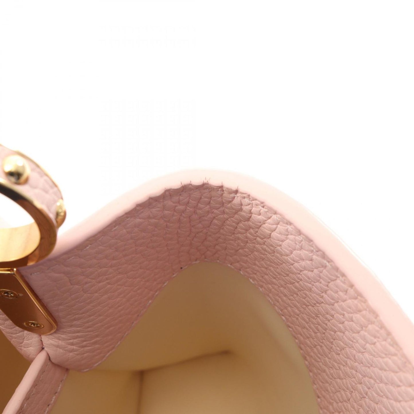 Louis Vuitton Handbag Capucines BB 2-Way Pink Leather — view 8