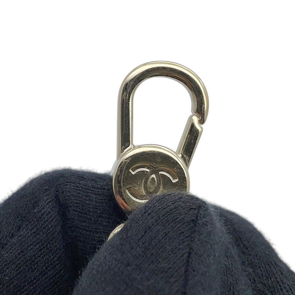 Chanel Chain Shoulder Bag Quilted Small Hobo CC Logo Lambskin — view 8