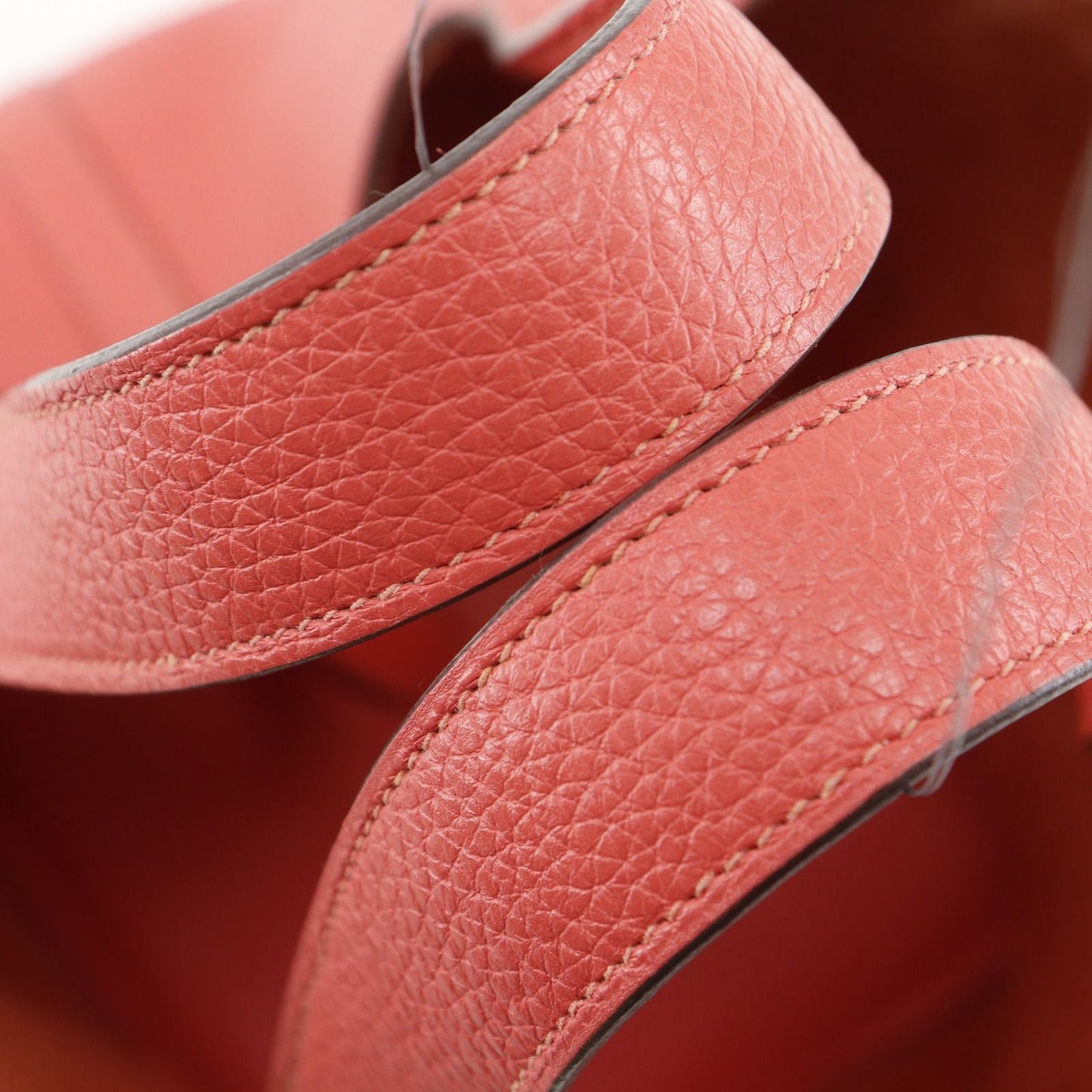Hermes Picotin Lock 22 Taurillon Clemence Pink C Handbag — view 8