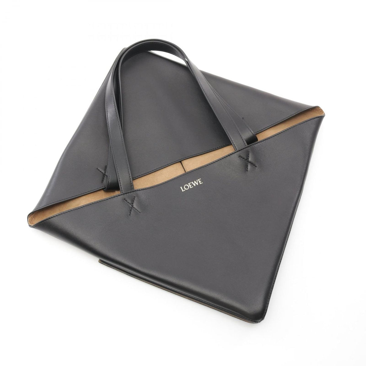 Loewe Tote Puzzle Fold Large Leather Handbag — view 5