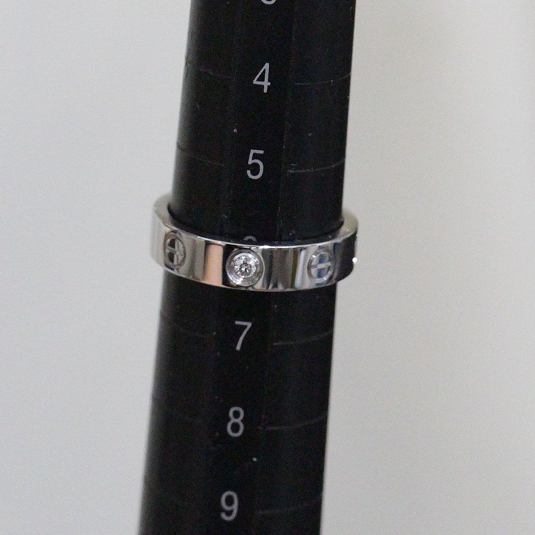 Cartier Mini Love Ring Diamond 750 18K White Gold — view 6