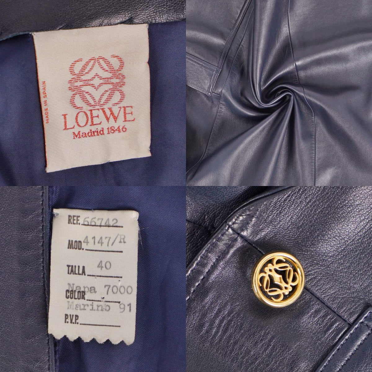 Loewe Vintage Tailored Jacket Leather — view 8