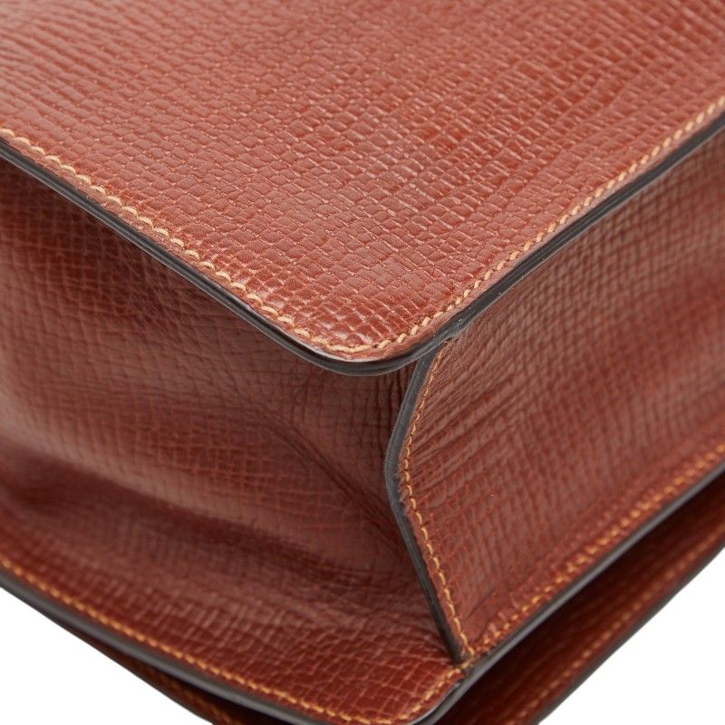 Loewe Barcelona Handbag Brown Leather — view 8