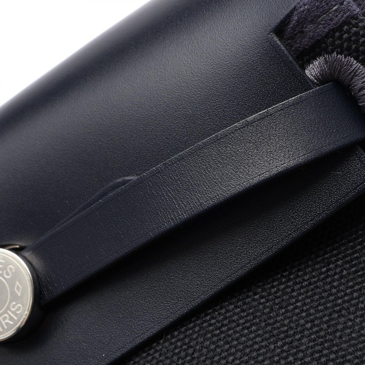 Hermes Shoulder Bag Herbag Zip Mini Blue New Black — view 8