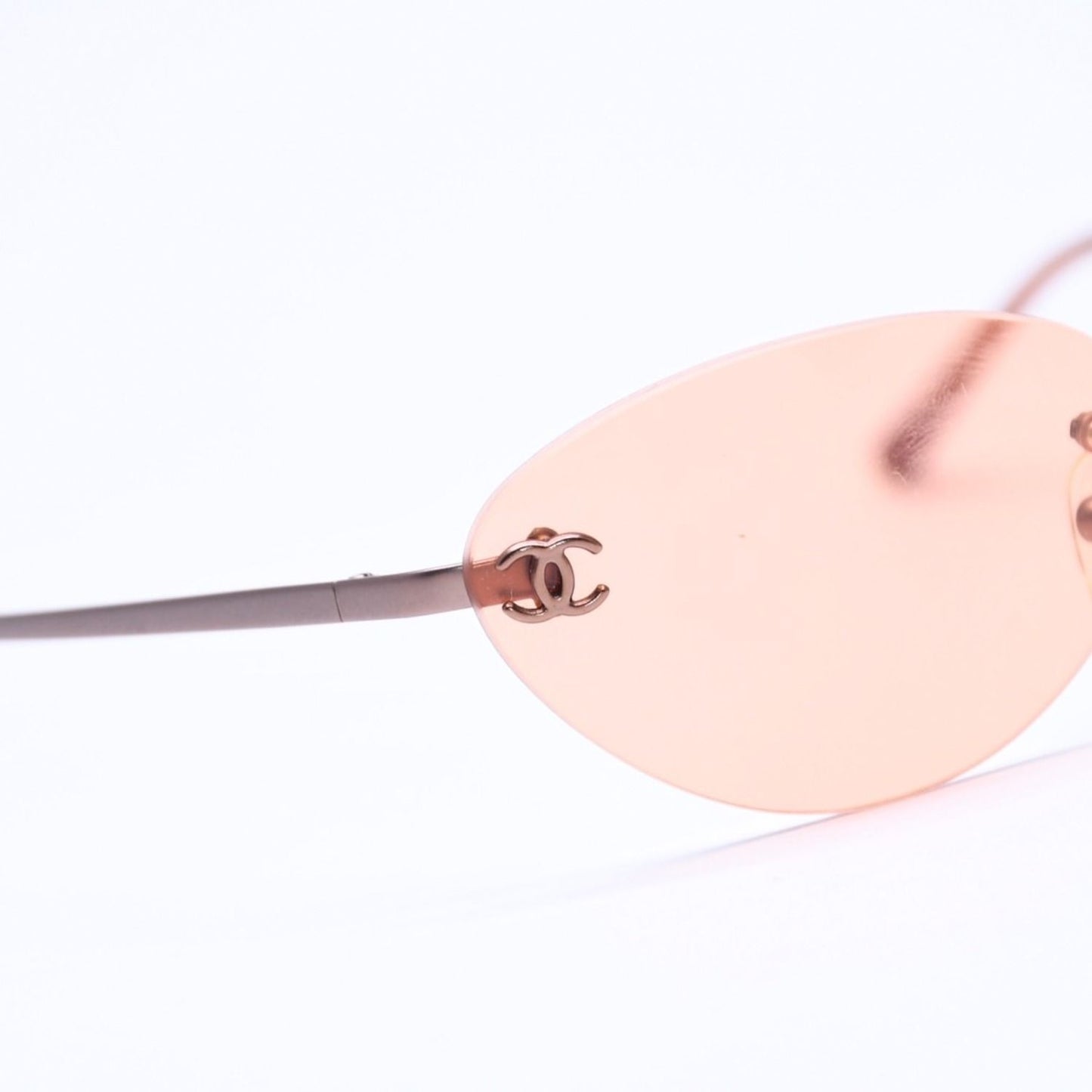 Chanel Sunglasses Eyewear CC Logo Orange Brown — view 8