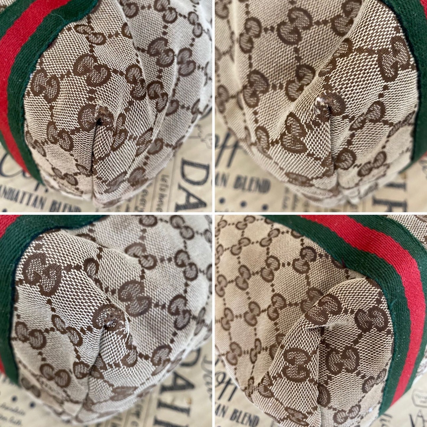 Gucci Tote Bag GG Canvas Sherry Line Business — view 8