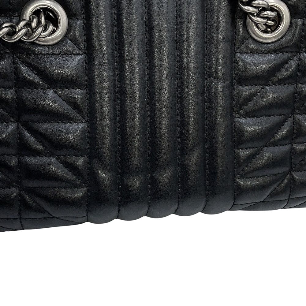 Gucci Tote Bag GG Marmont Chain Leather Black — view 8