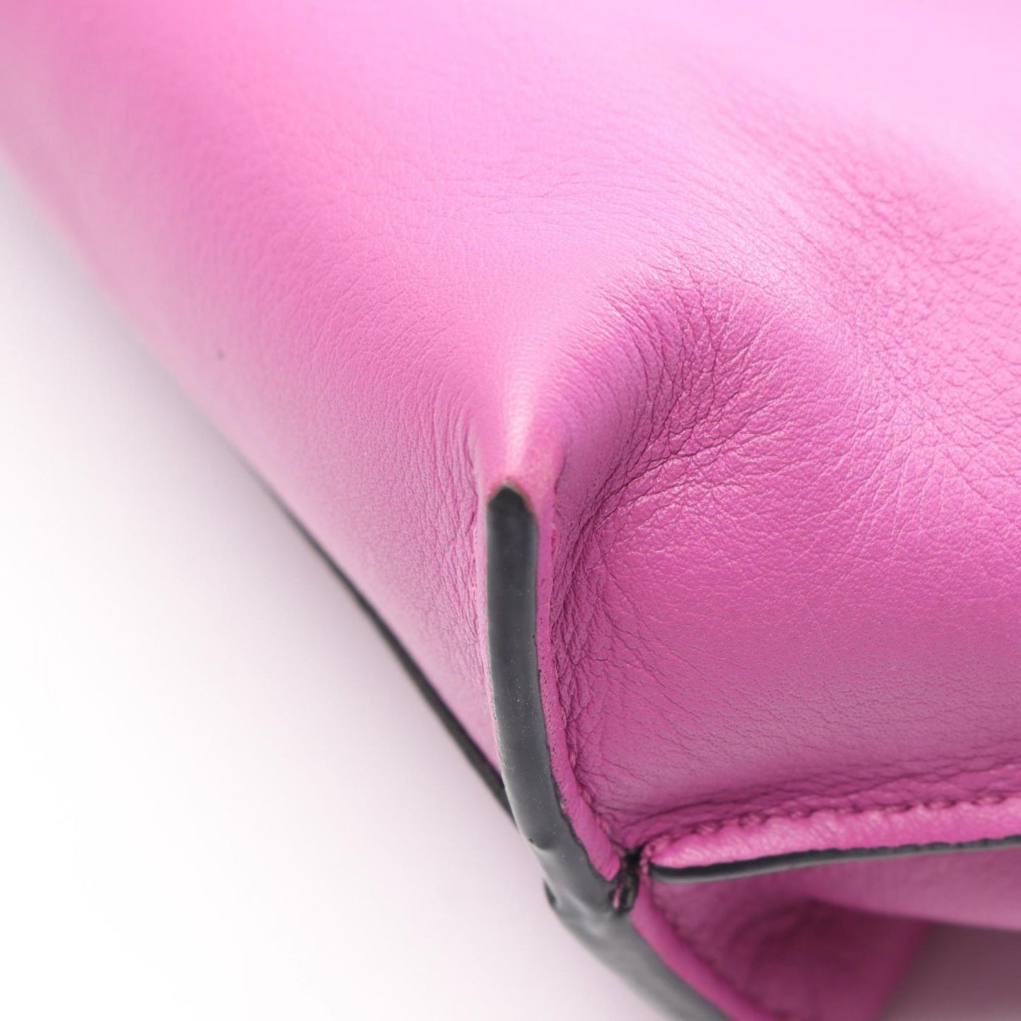 Loewe Shoulder Bag Flamenco Clutch Mini Purple Leather — view 7
