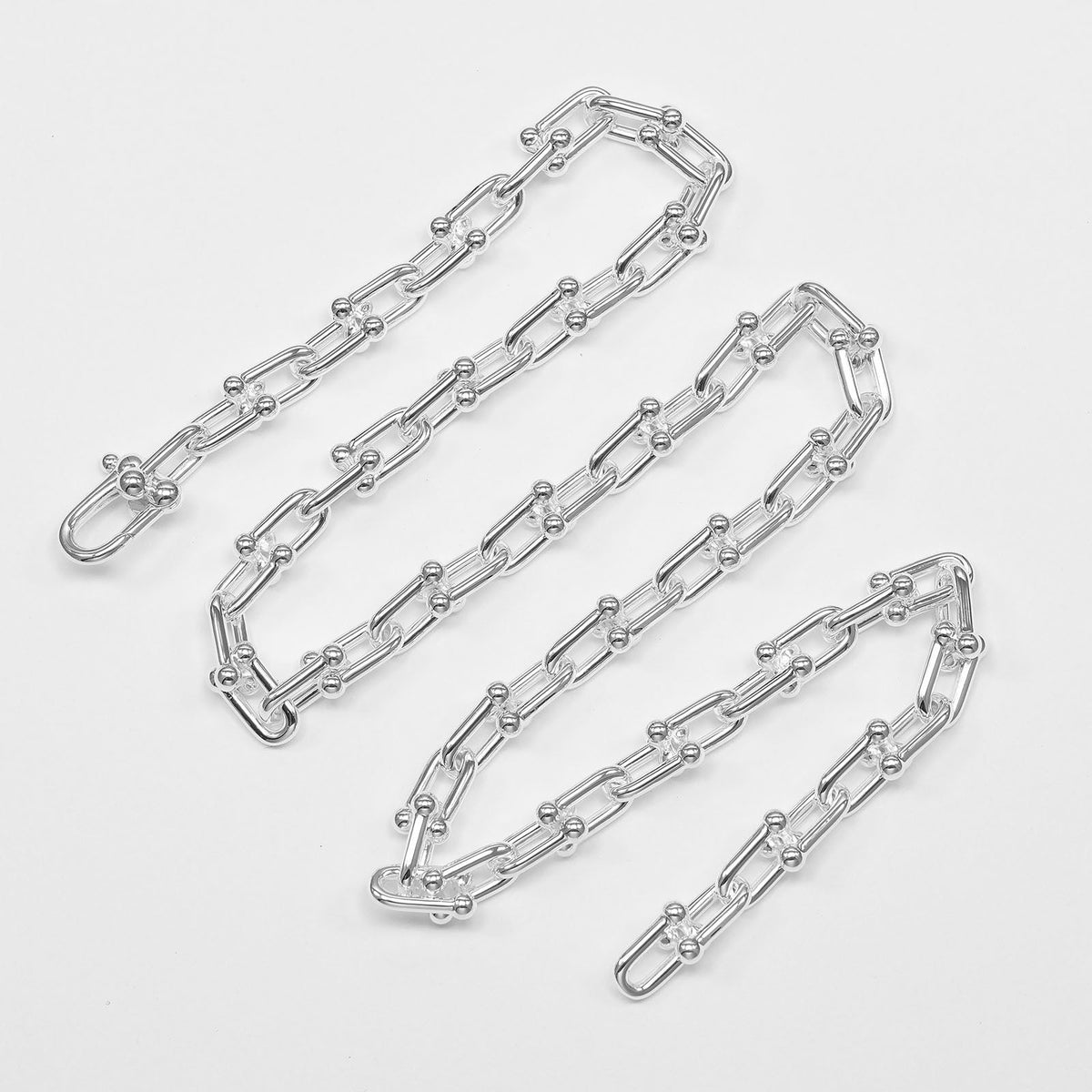 Tiffany & Co HardWear Small Link 925 Sterling Silver Necklace — view 8