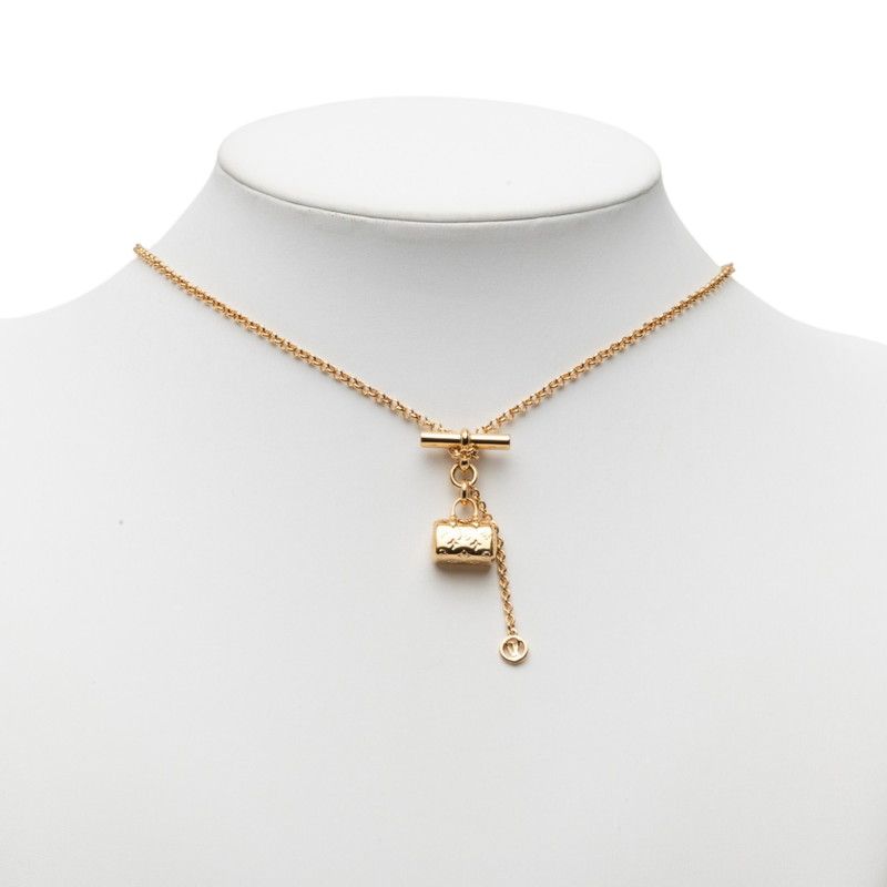 Louis Vuitton Collier LV Speedy Necklace Gold Plated — view 7