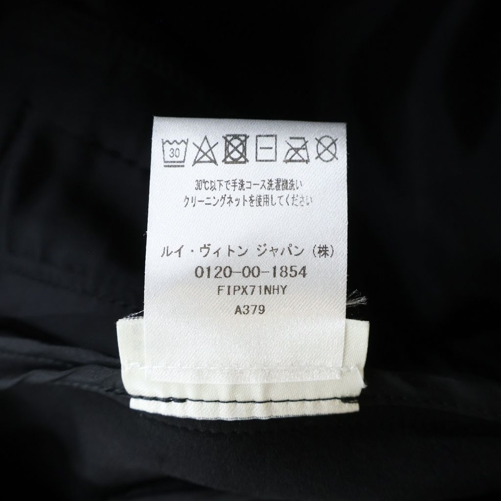 Louis Vuitton Back Monogram Lambskin Patch Nylon Blend Flare Trousers Pants — view 8