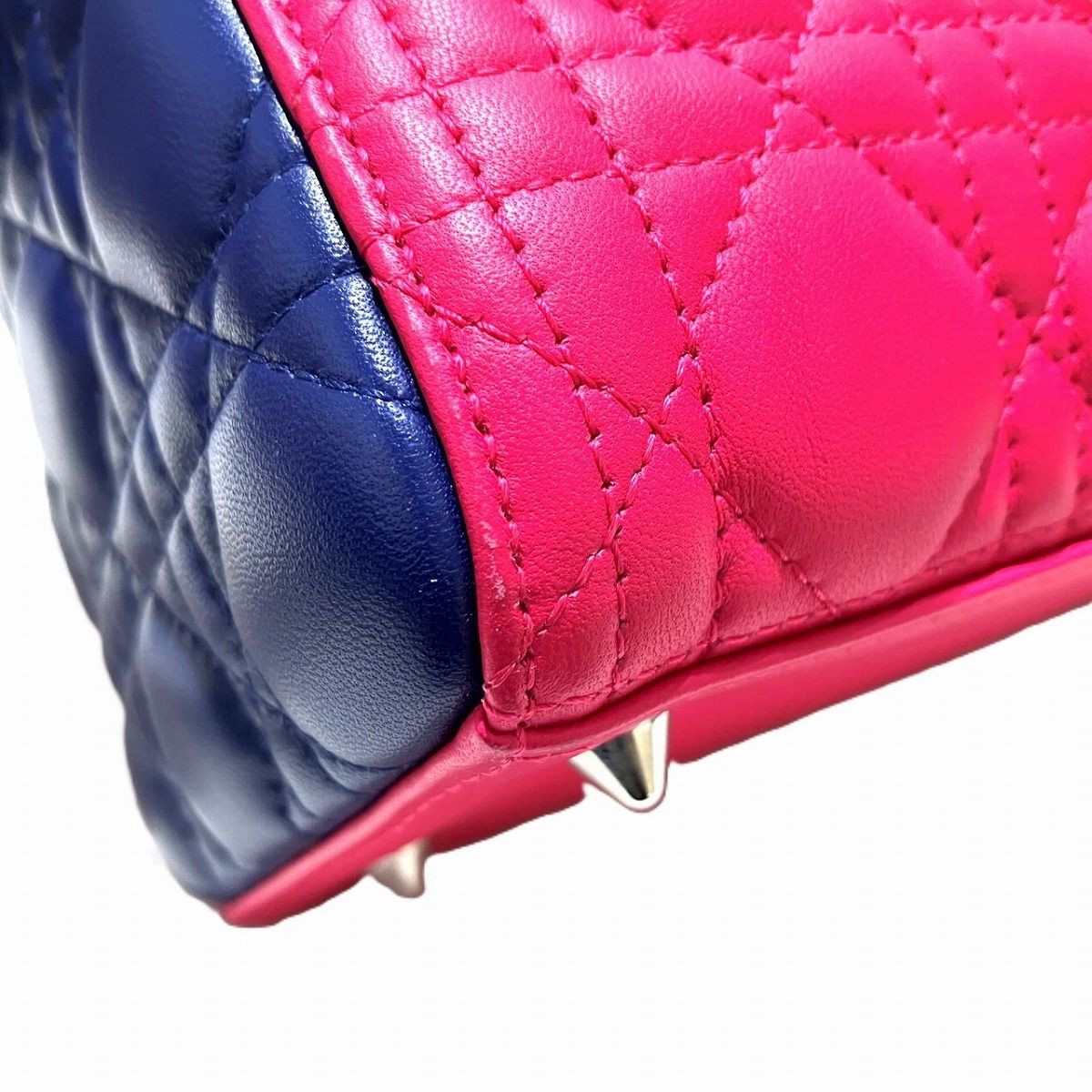Dior Lady Cannage Handbag Leather — view 8
