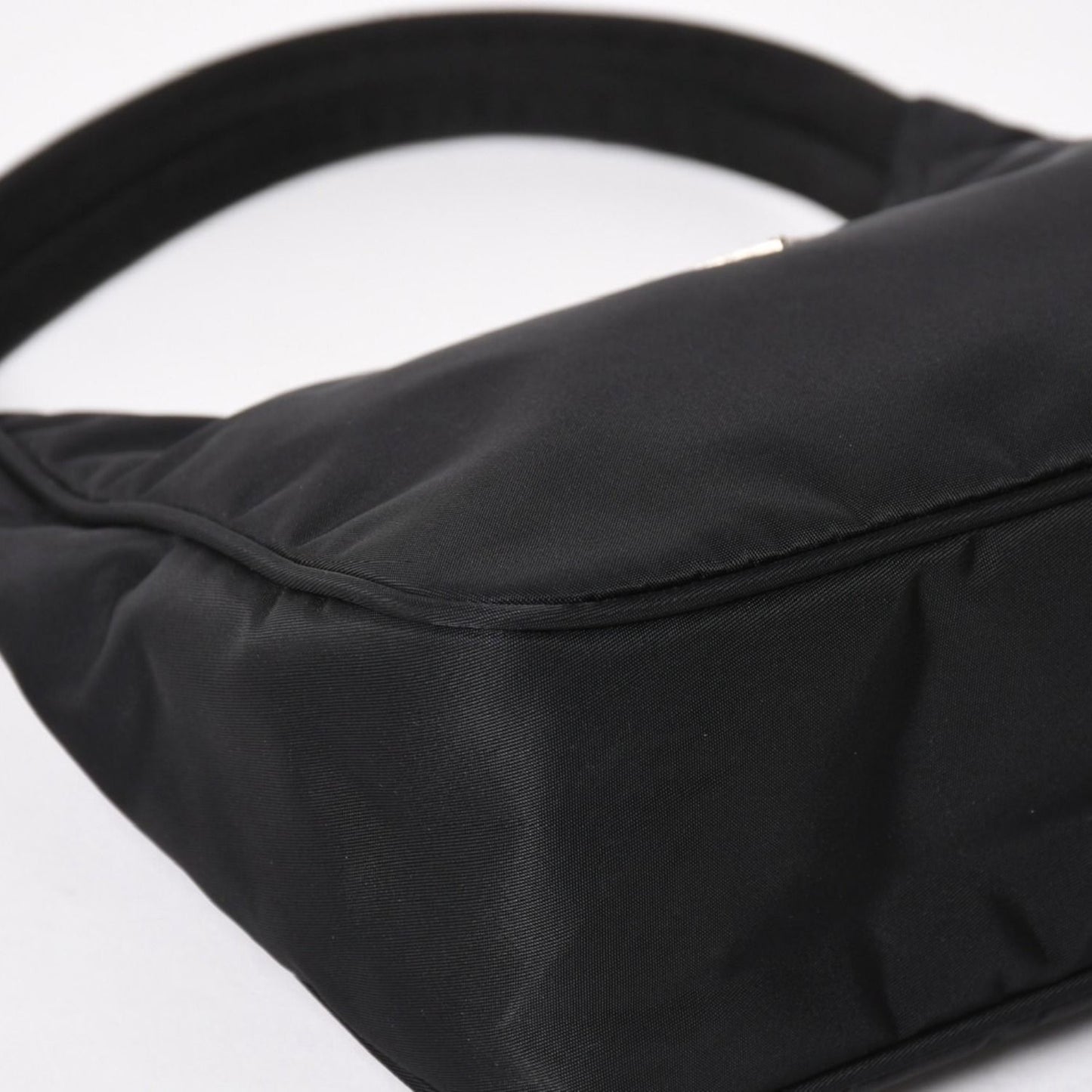 Prada Hobo Handbag Nylon Black — view 8