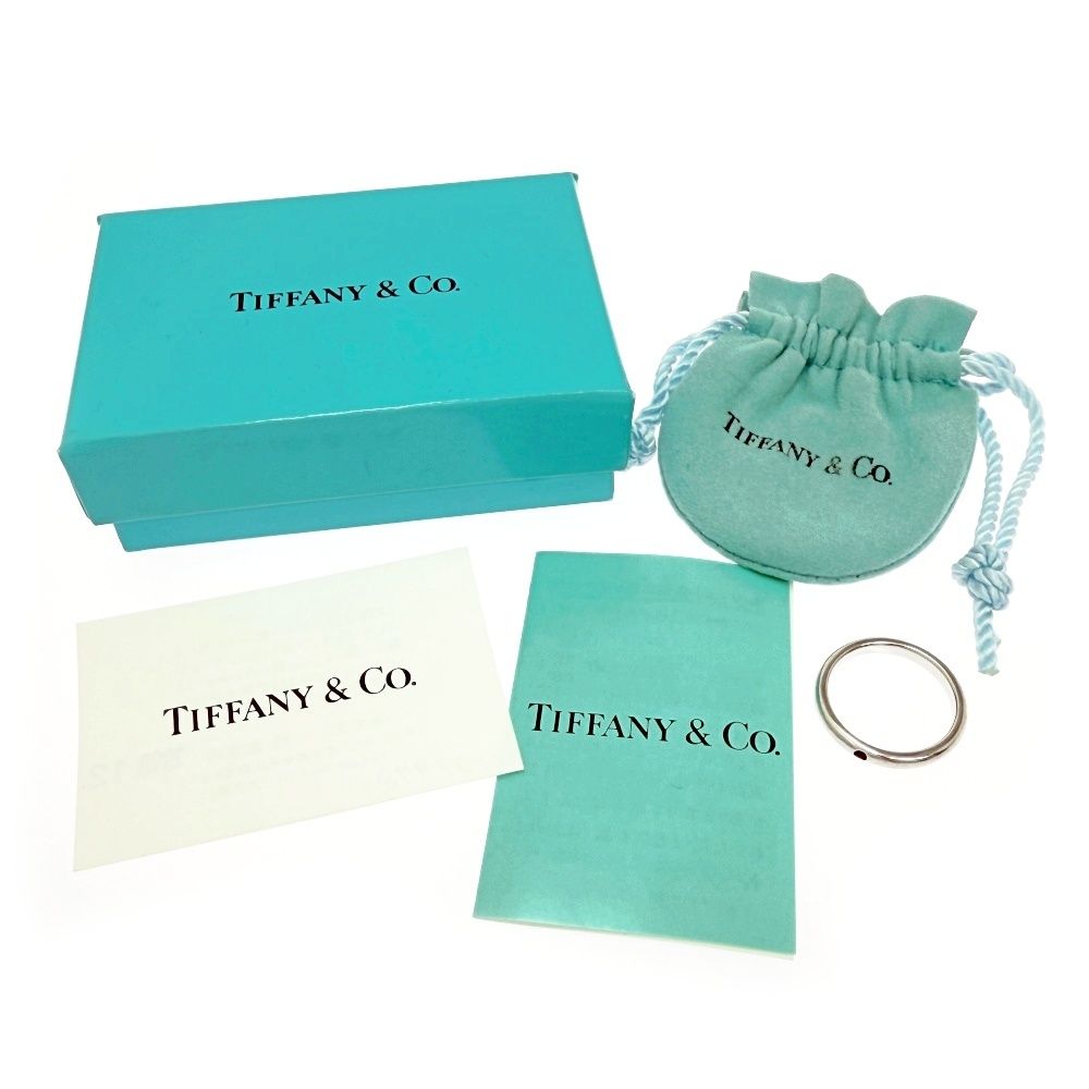 Tiffany & Co Silver Stacking Band Ring — view 7